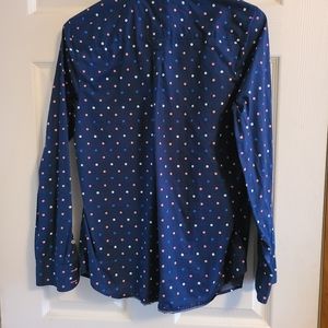 TALBOTS long sleeve button up size small
